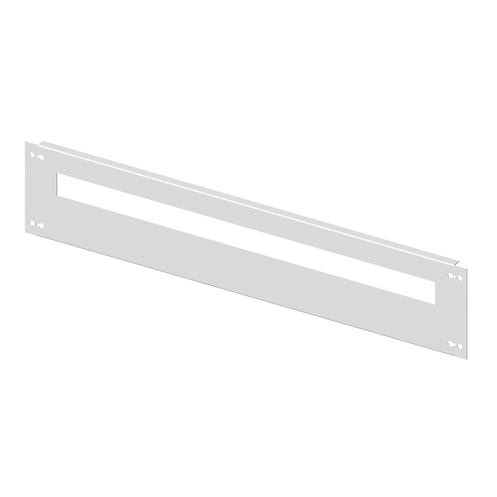 Slotted front Plate 895mm G4 sheet steel