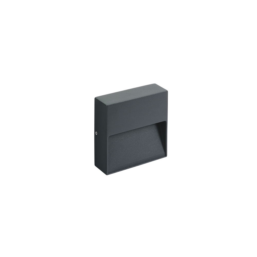 Smith-II-Q2 LED 4W 3000K 200lm, IP54,antracit