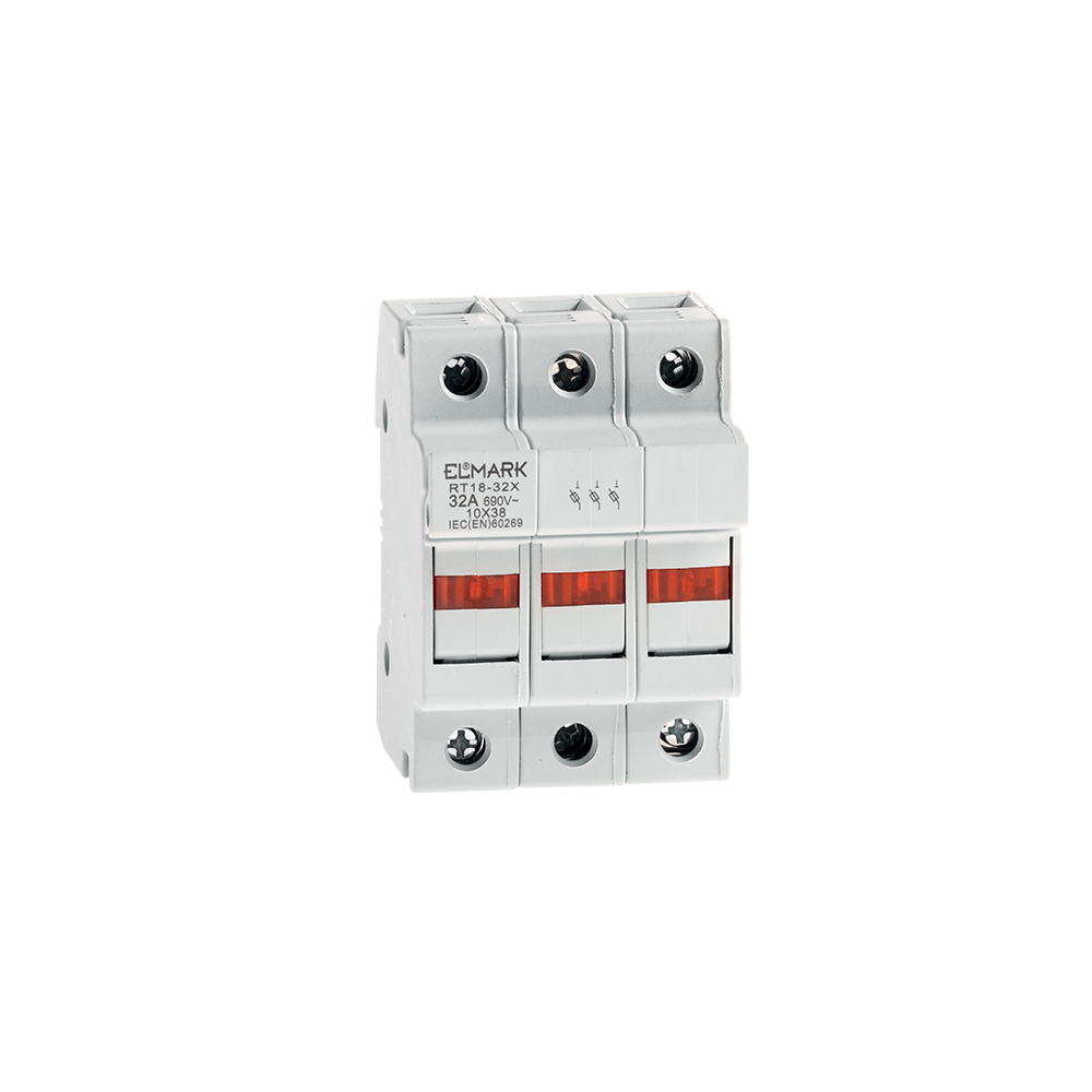 SOCLU PENTRU SIGURANTA FUZIBILA 10X38, 3P, 32A