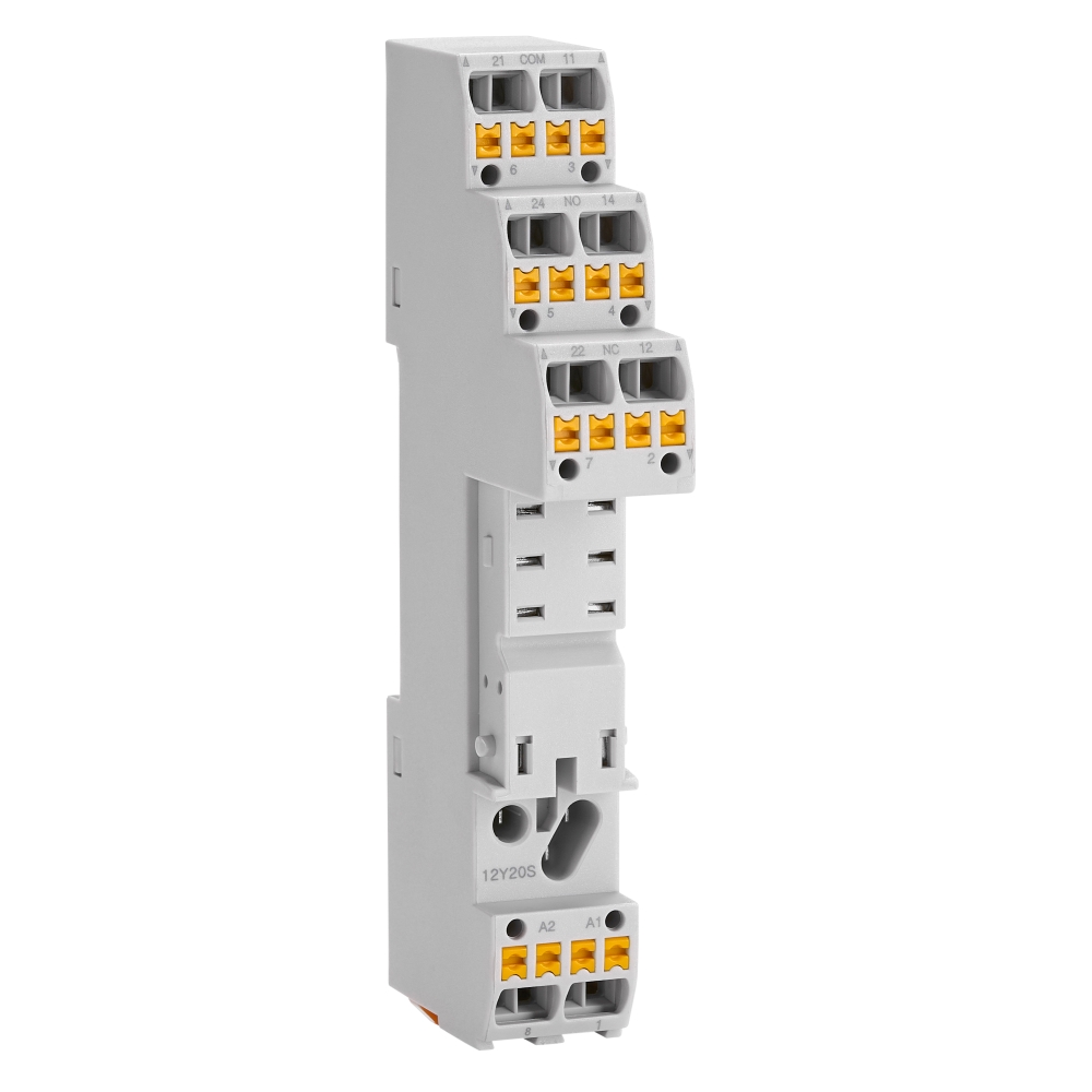 Soclu plug-in, borne dispuse logic, relee RXT 2 poli