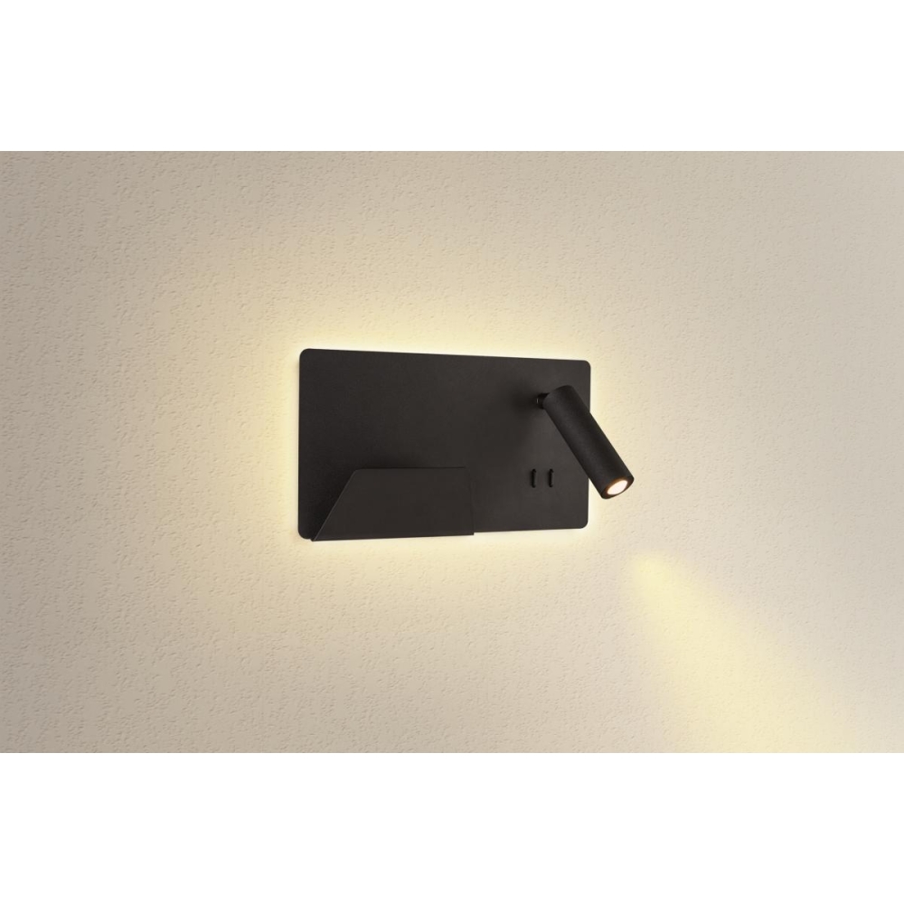 SOMNILA Spot 13W 3000K 230V negru