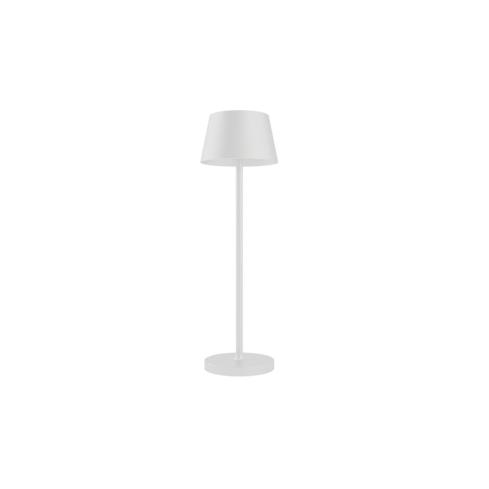 SONIA TABLE LAMP 1XG9 WHITE WITH DIMMER