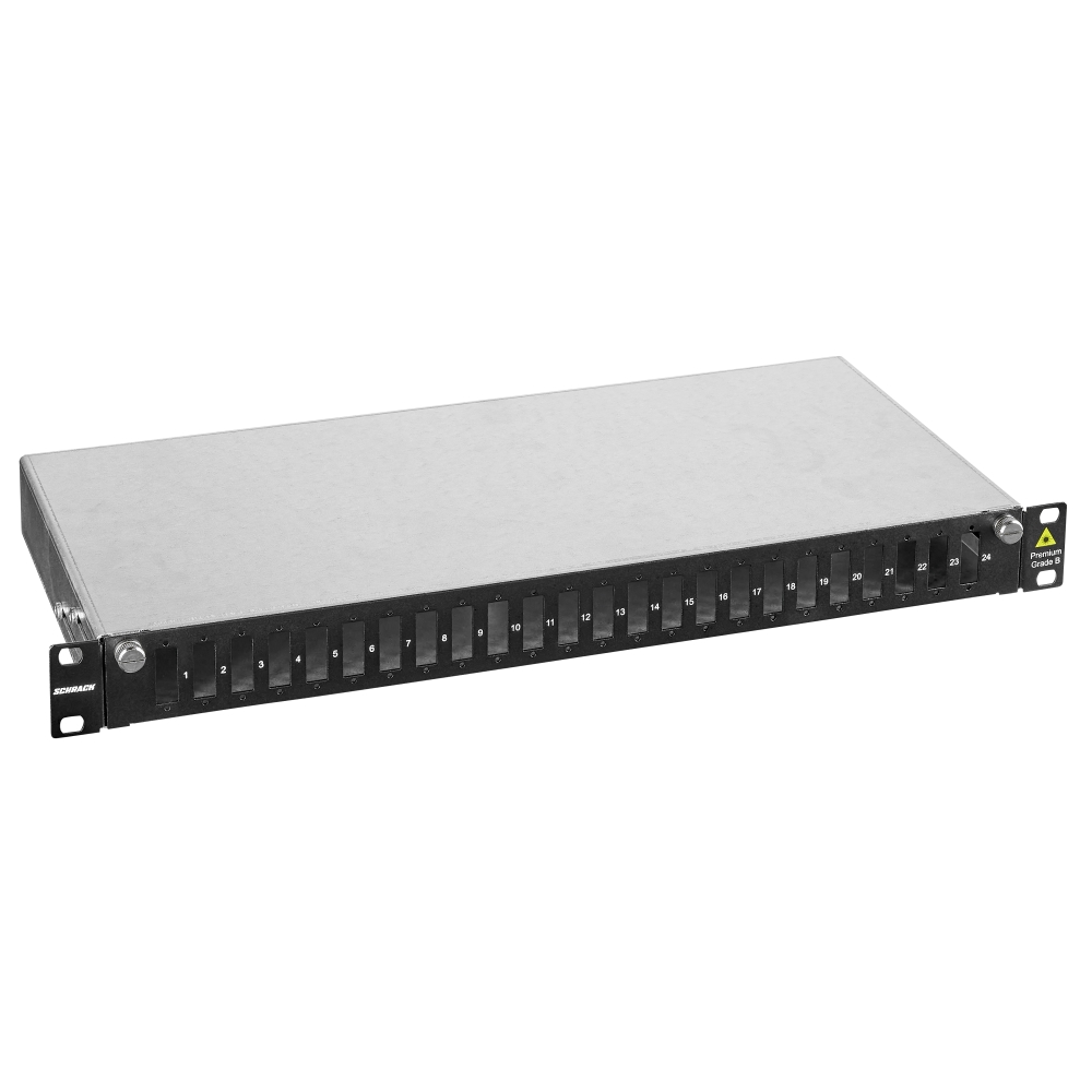 Splicebox FO gol pt 24 cuplori SC-Duplex, 1U, negru