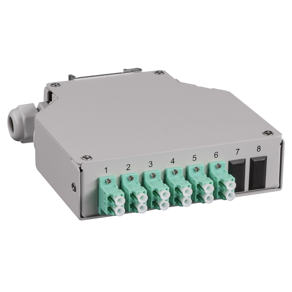 Splicebox FO pt. sina DIN,  12 Fibre, LC, 50/125&micro;m OM3