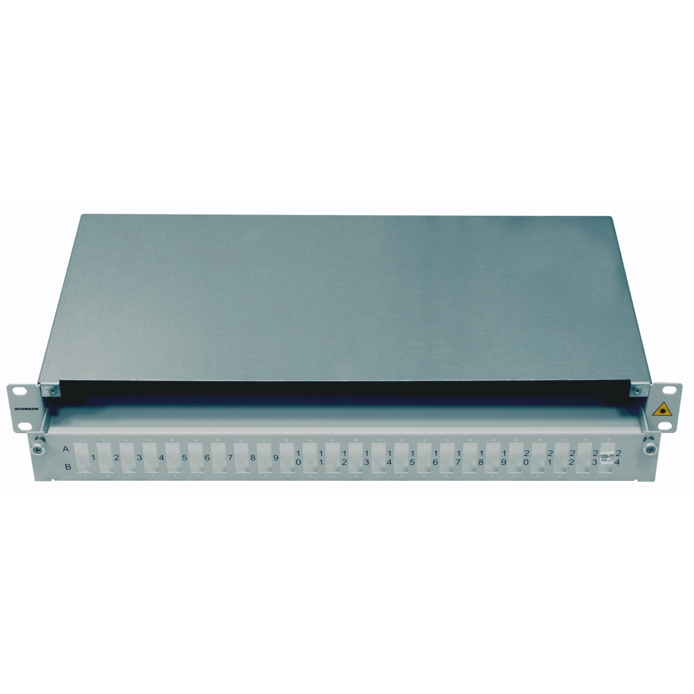 Splicebox gol pentru 24 cuple SC-duplex, 1UV, RAL7035
