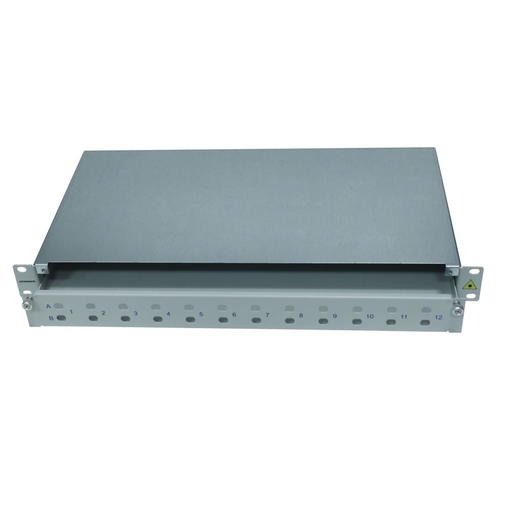 Splicebox gol pentru 24 cuple ST sau FC, 1UV, RAL7035