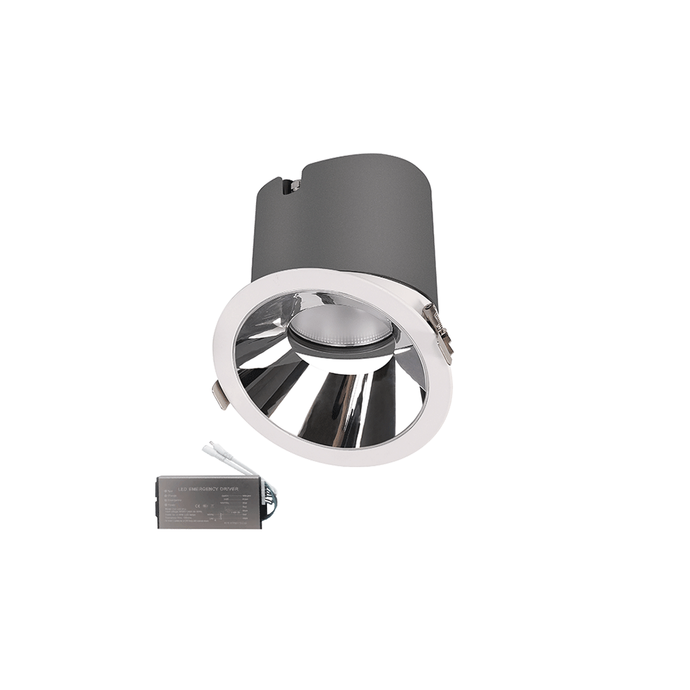 SPOT LED EL-6453  ВМ 12W 3000K 38&deg; CU DISPERSOR TIP FAGURE DE MIERE +KIT EMERGENTA