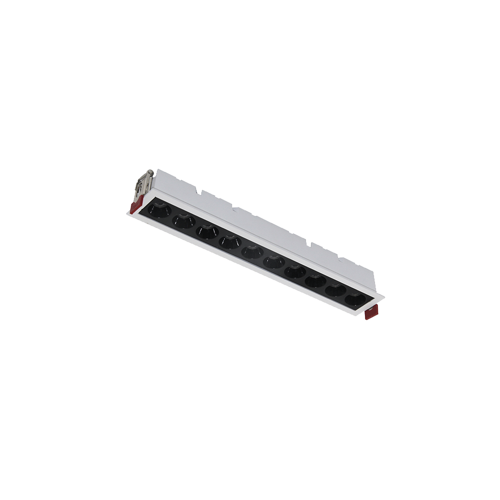 SPOT LINEAR INCASTRAT EL-05 10W 3000K, ALB &amp; NEGRU