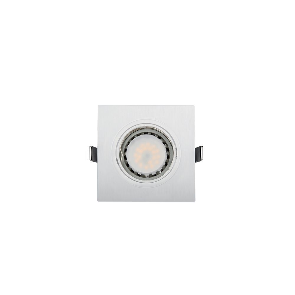 SPOT PATRAT PLASTIC CU LED PAR 16 5.5W 4000-4300K ALB