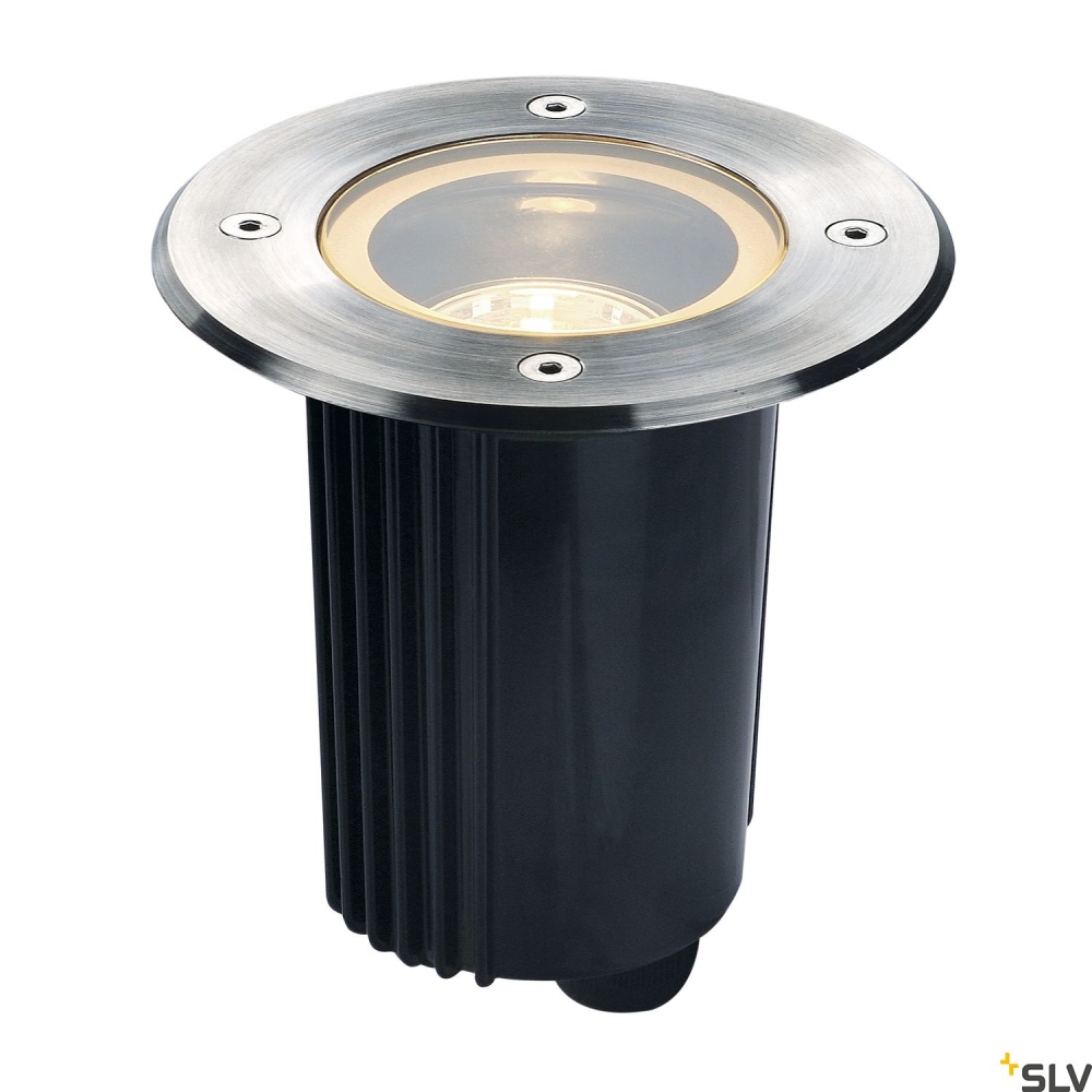 Spot paviment DASAR 115 GU10 max 35W IP67 rotund oțel inox