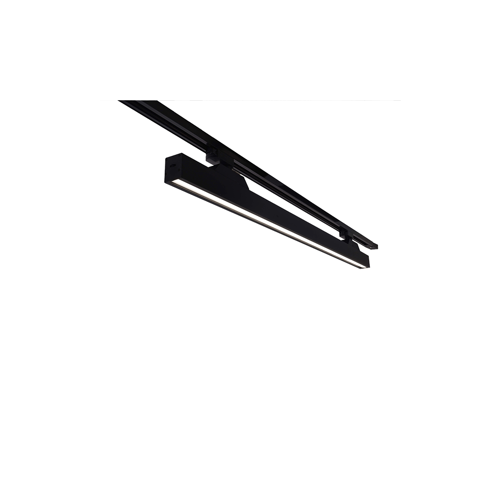 SPOT PE SINA K30 4-LINII 24W 120&amp;degCCT NEGRU