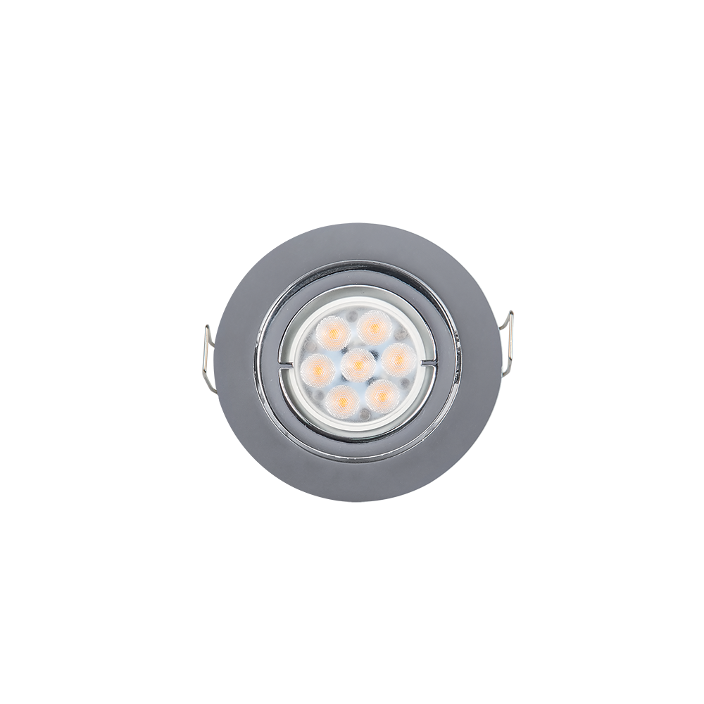 SPOT ROTUND METAL CU LED 6W 4000-4300K SATIN NICHEL