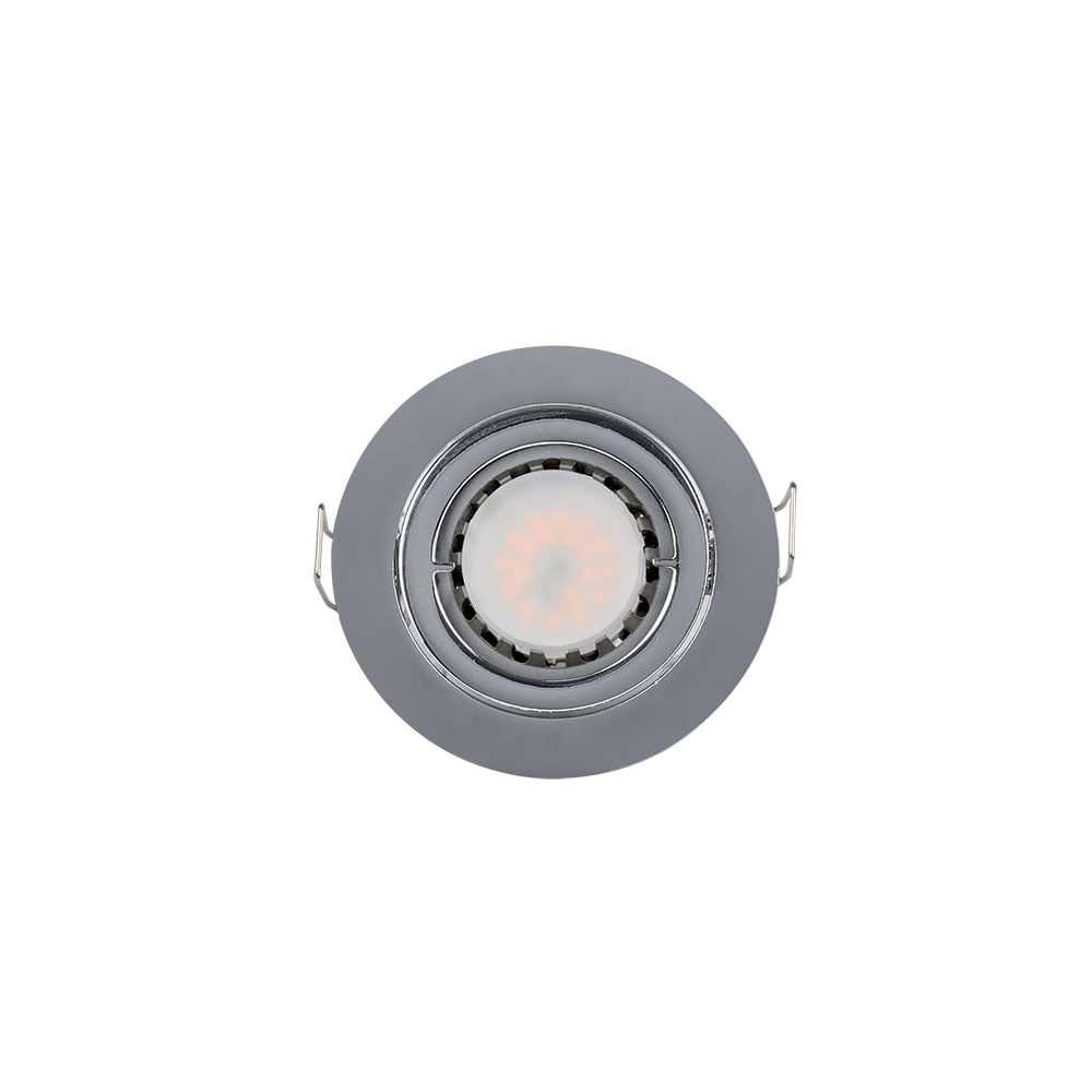 SPOT ROTUND METAL CU LED PAR 16 5.5W 2700-3000K SATIN NICHEL