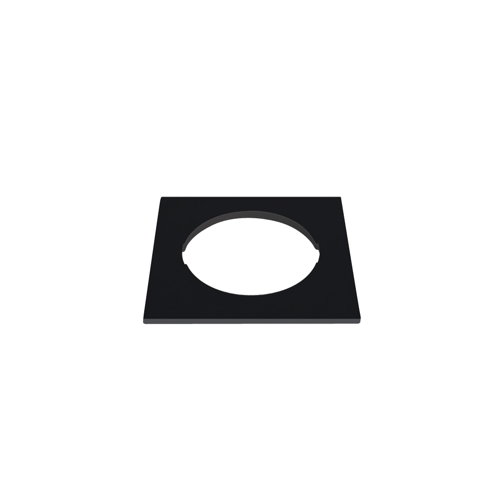 Square capac frame1-fach ptr.Bea negru