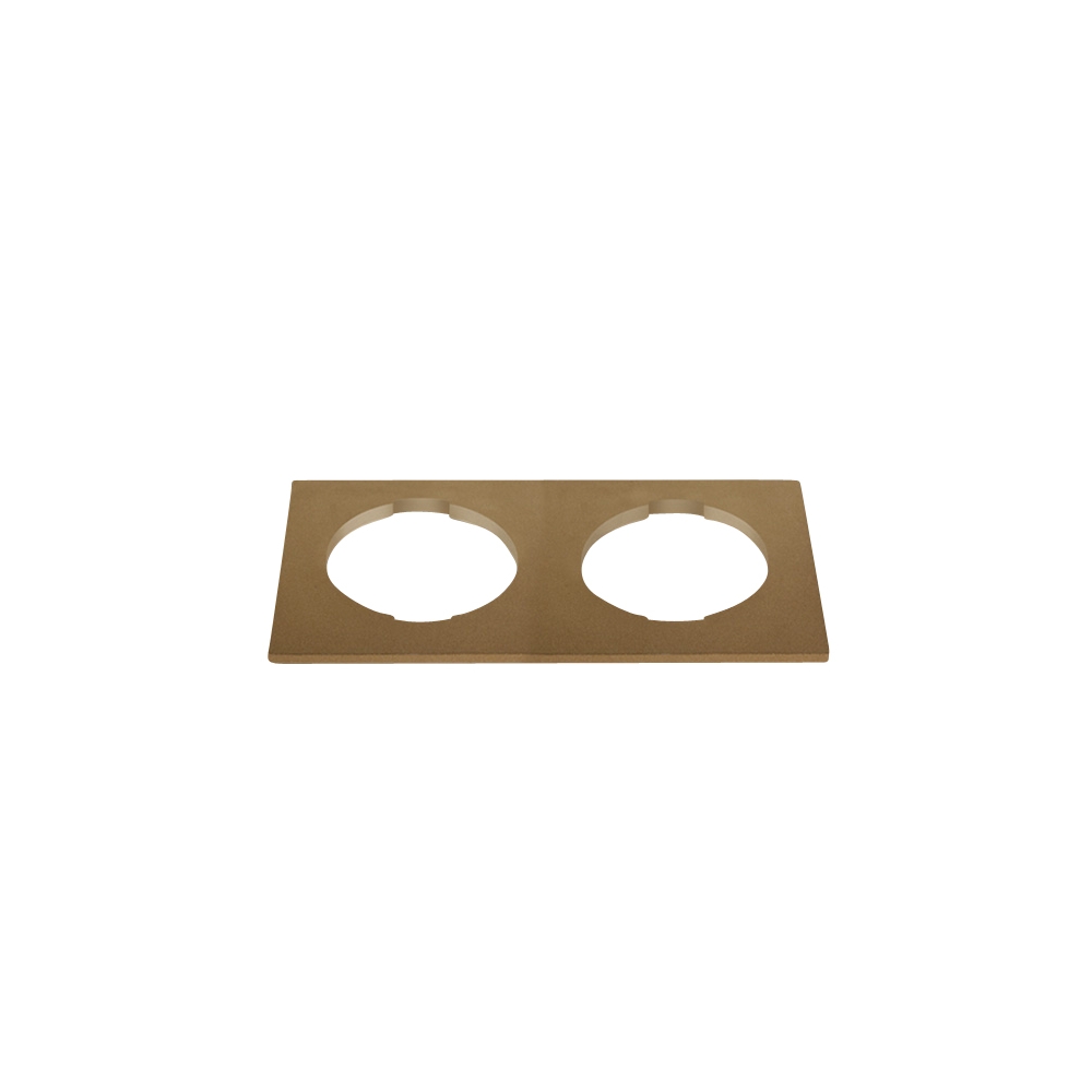 Square capac frame2-fach ptr.Bea alama reflector