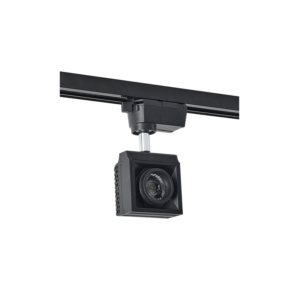 SS  SPOT PE SINA 2-LINII 10W 24&deg; 4000K NEGRU