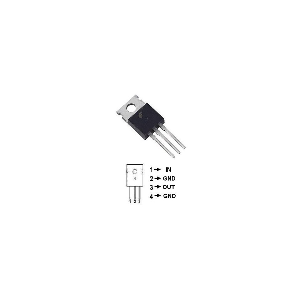 STABILIZATOR TENSIUNE POZITIVA 3 TERMINALE,6V 1A