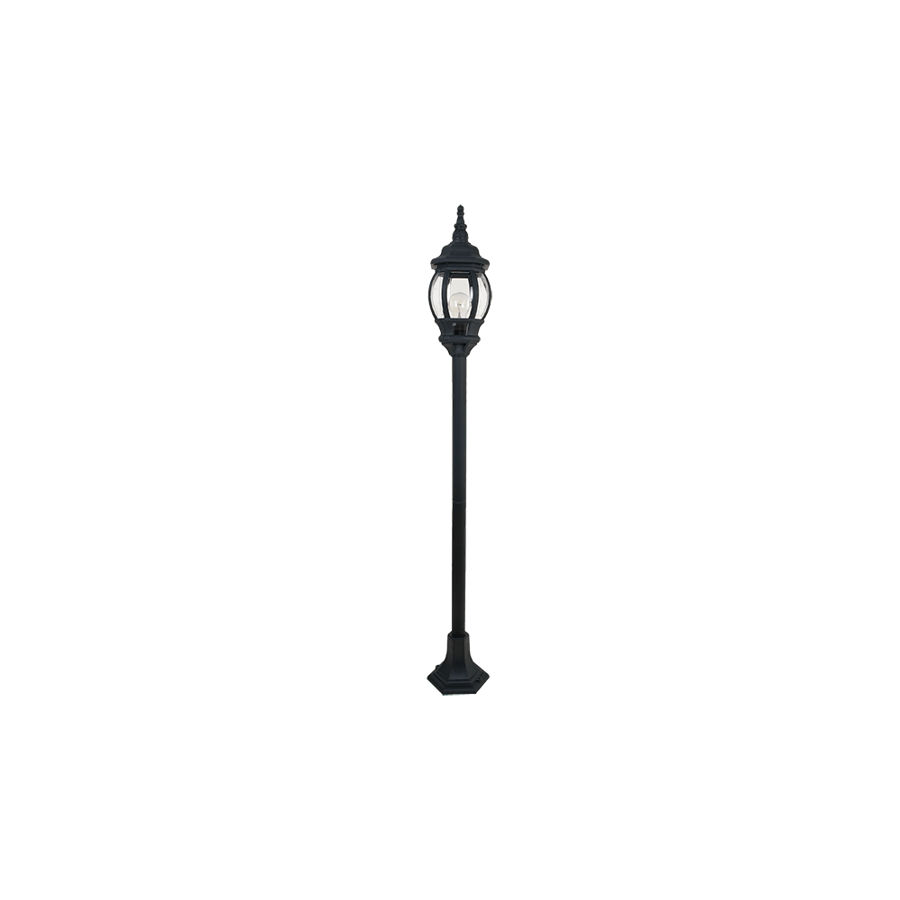 STALP DE ILUMINAT JAMES  1XE27 NEGRU H1320 IP44