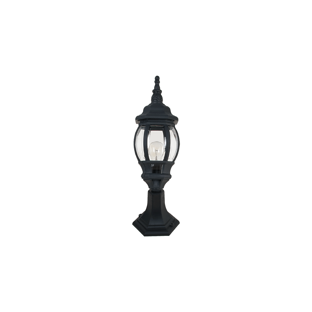 STALP DE ILUMINAT JAMES  1XE27 NEGRU H529 IP44