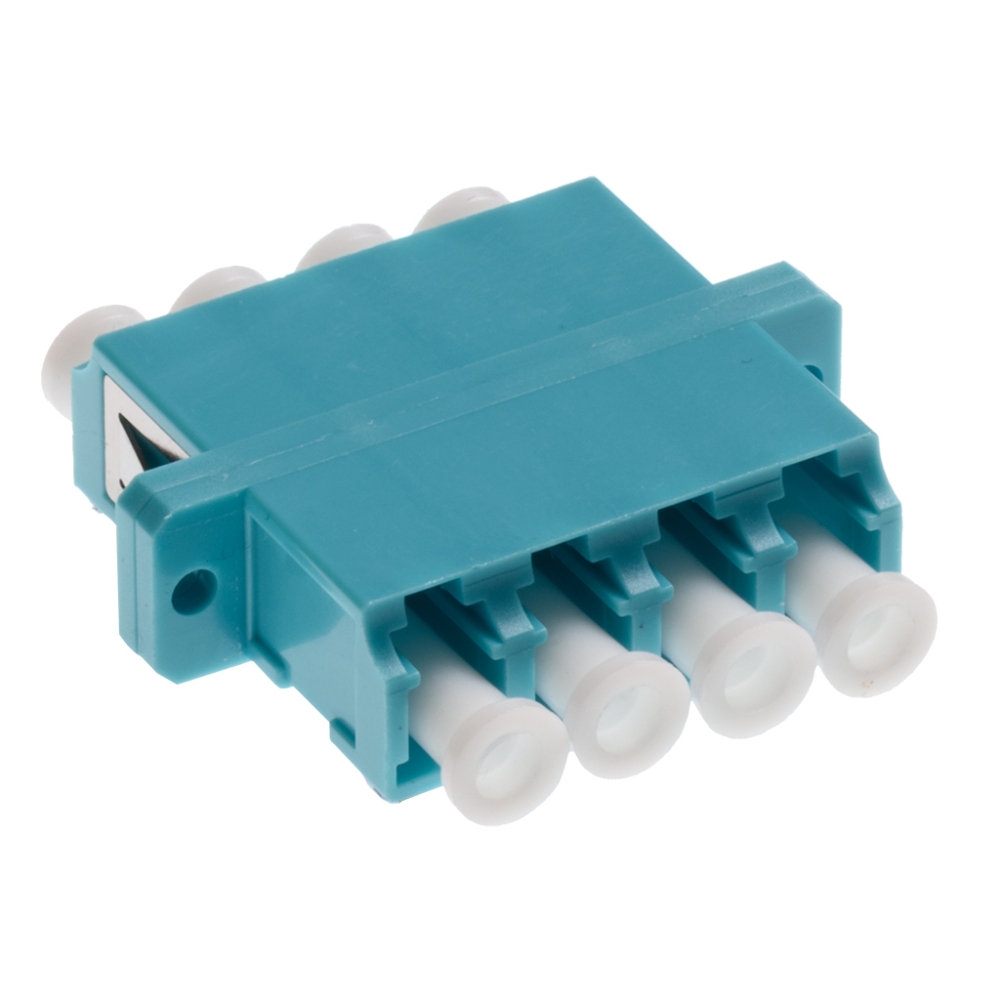 Standard LC-Quad Coupling MM Polymer case aqua