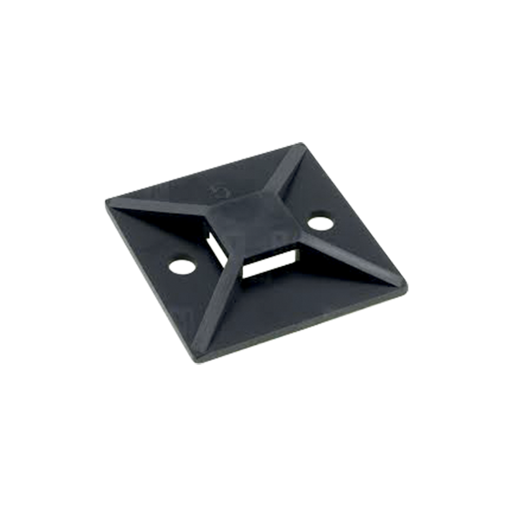 SUPORT CU ADEZIV PENTRU BRIDE MT-25 (100BUC) NEGRU