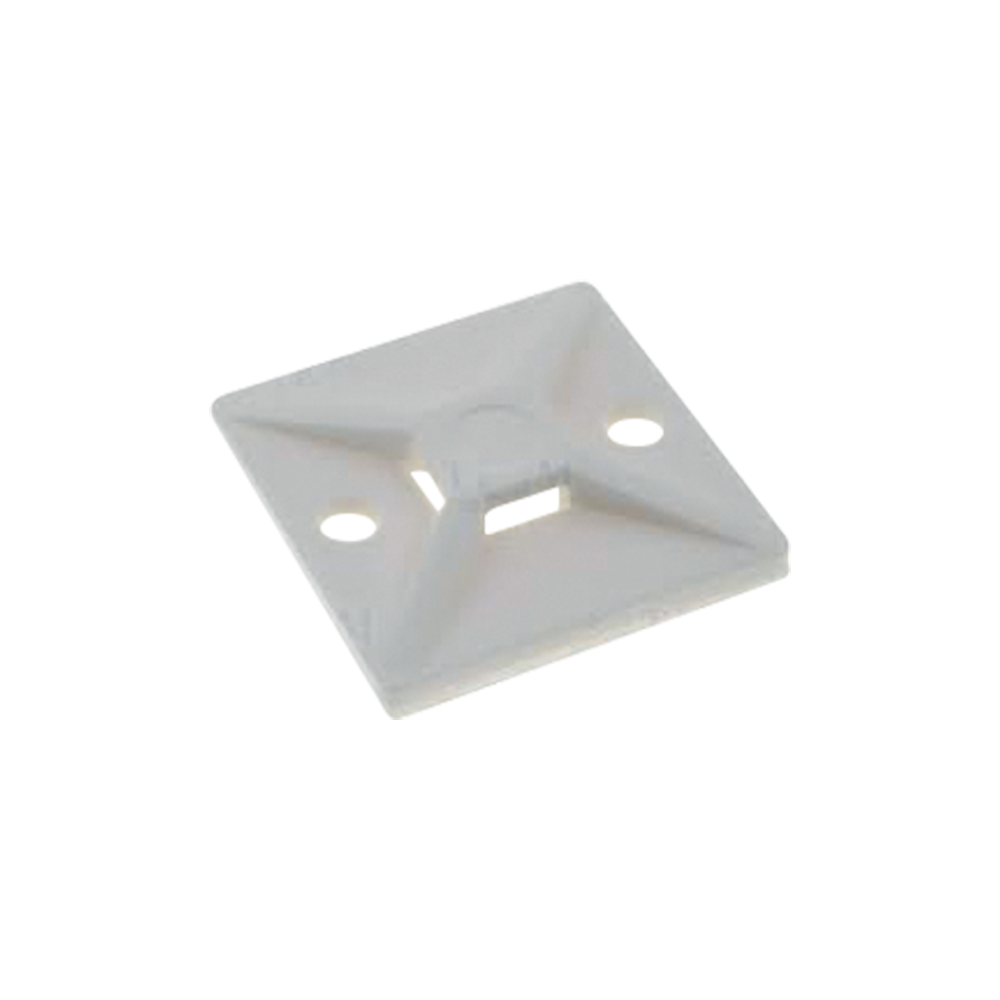 SUPORT CU ADEZIV PENTRU BRIDE MT-30 (100BUC) ALB