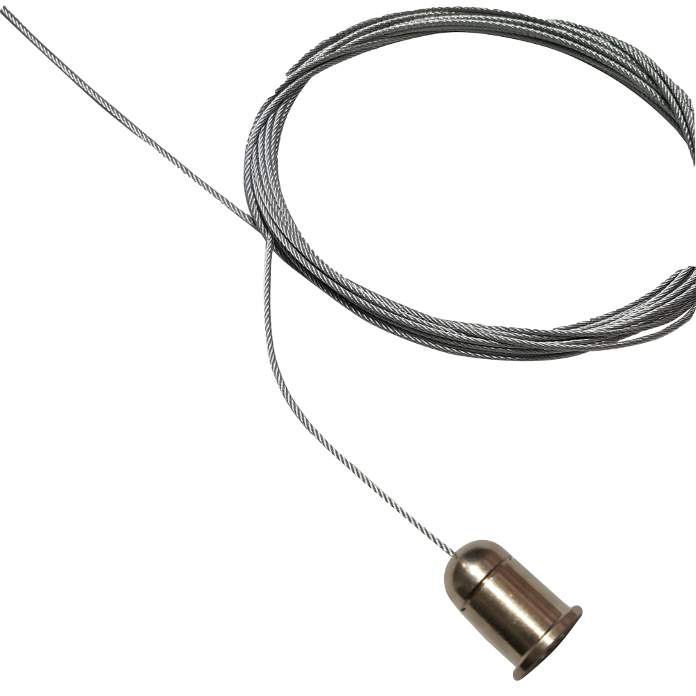 Suspendare Linux GR 5m lung &Oslash; 1,5mm cu niplu si manson tavan