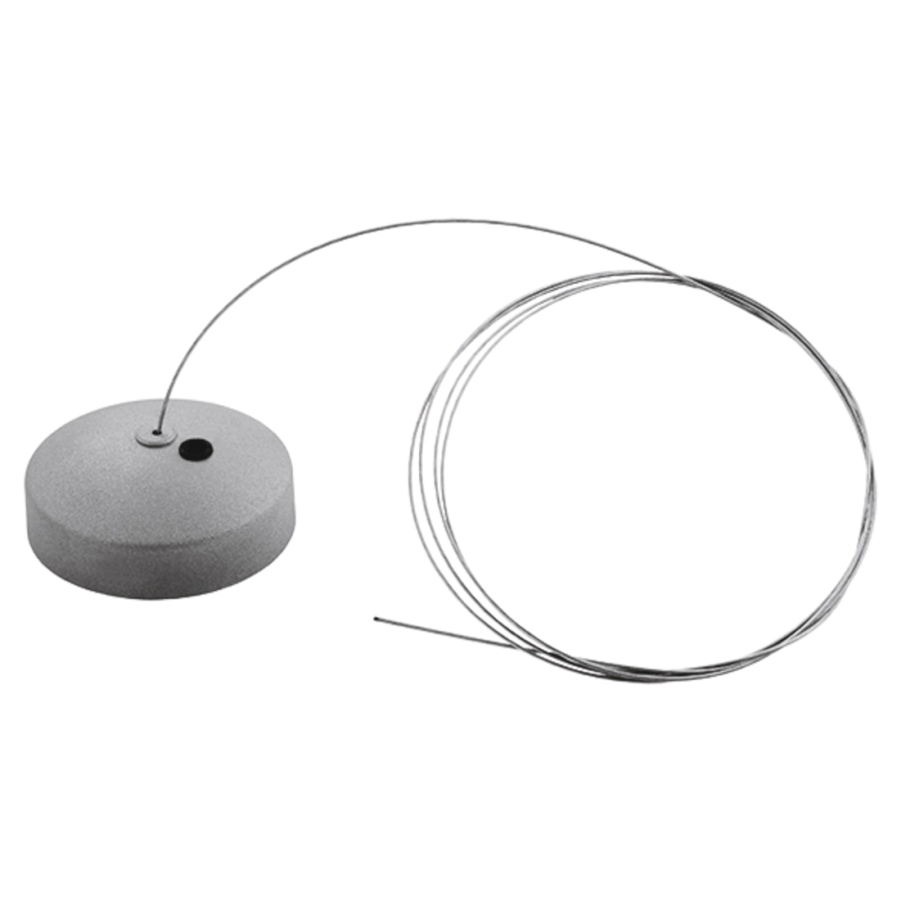 Suspensie DEVO LOFT circular cu conector alimentare alb