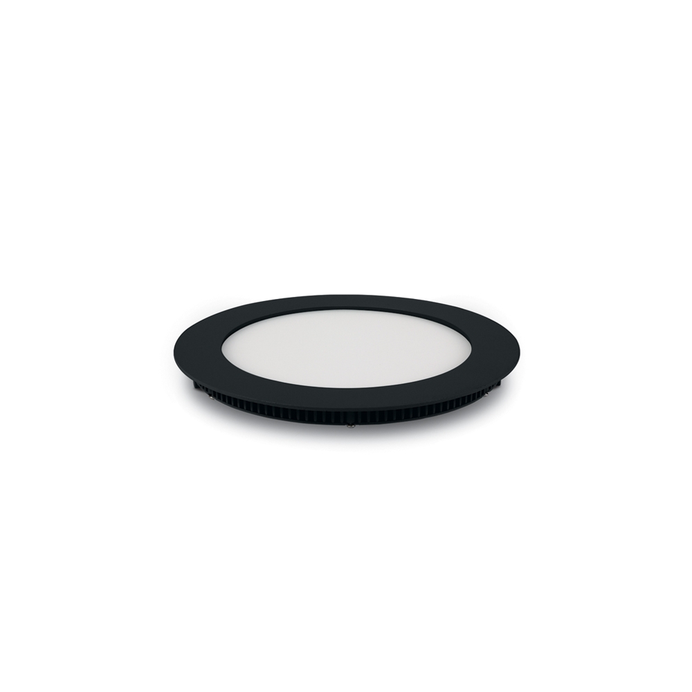 Sutil Round2 LED 12W, 4000K, 840lm, 120&deg;, IP40, negru
