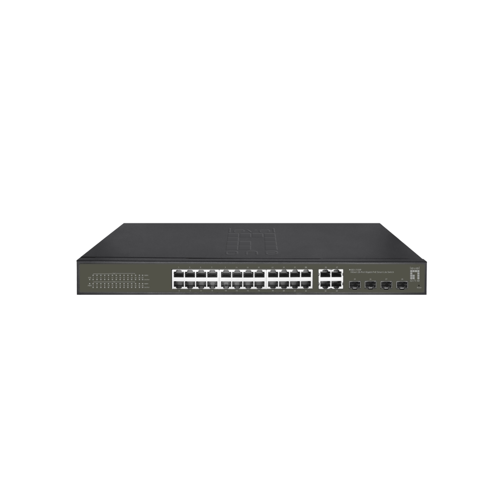 Switch 24xRJ45 1000 (PoE+) + 4xSFP/RJ45 Combo, 19" 380W