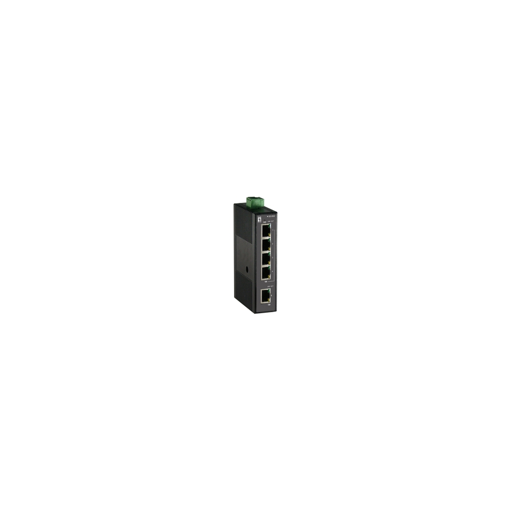 Switch 4xRJ45+1xRJ45, fară sursă de alimentare,șină DIN