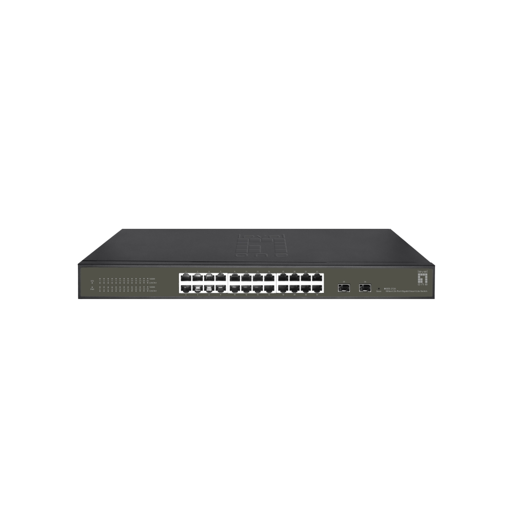 Switch Smart Lite 24xRJ45 10/100/1000 + 2xSFP, 19"