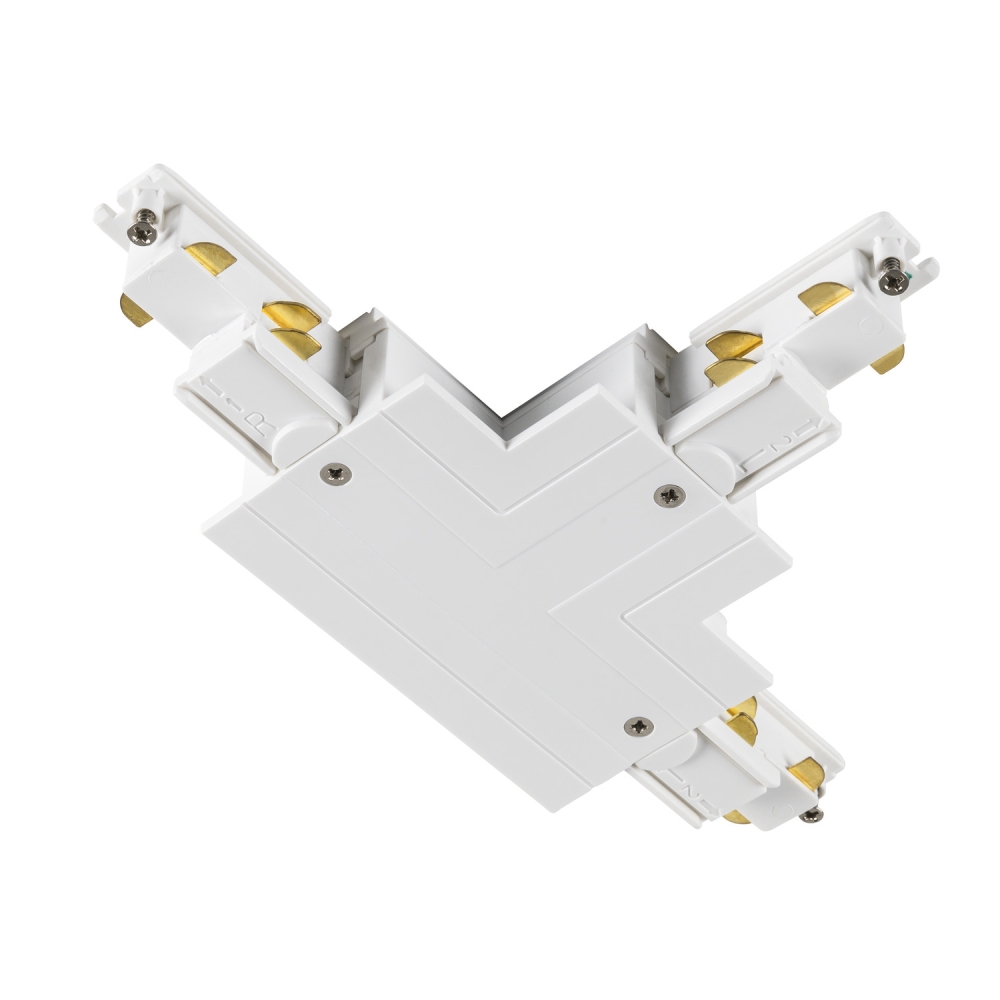 T-connector  S-TRACK 3-phase-&icirc;ncastrata șină ,IP20,alb