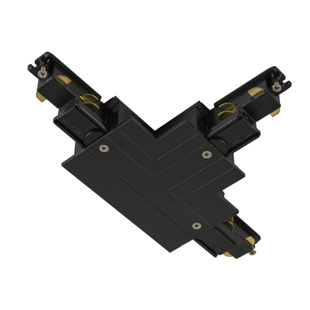 T-connector  S-TRACK 3-phase-&icirc;ncastrata șină ,IP20,negru