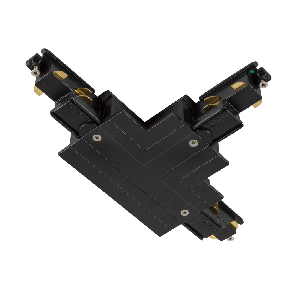 T-connector  S-TRACK 3-phase-&icirc;ncastrata șină ,IP20,negru