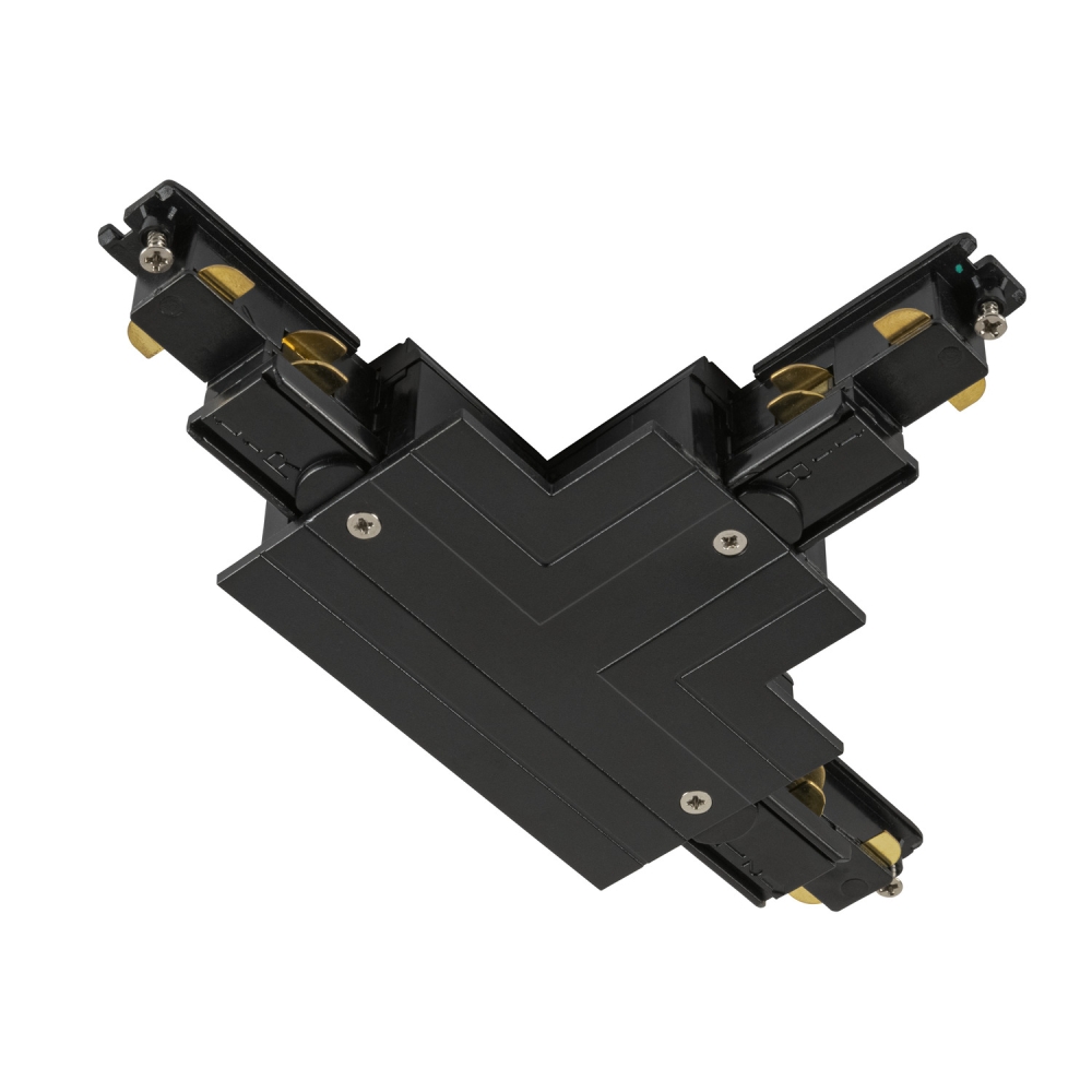 T-connector  S-TRACK 3-phase-&icirc;ncastrata șină ,IP20,negru