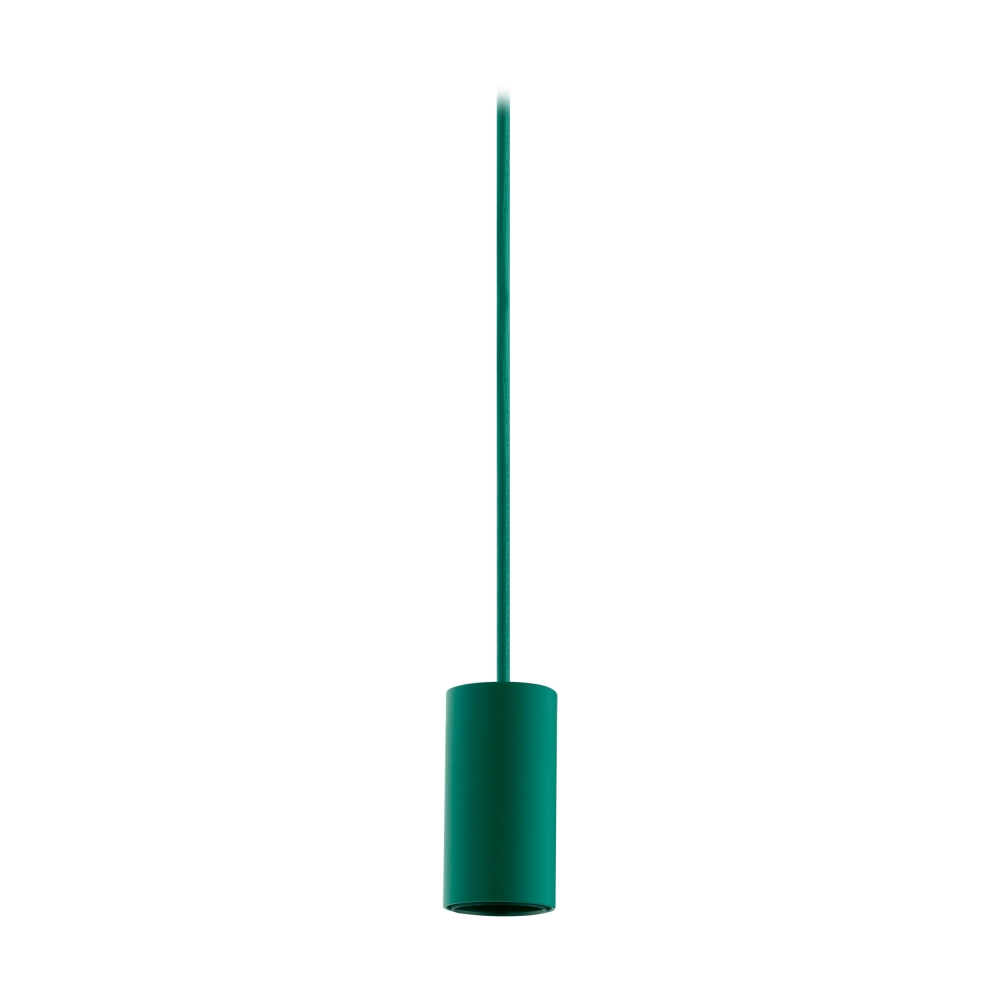 Tacito fitting E27 with cable opal green (RAL 6026)
