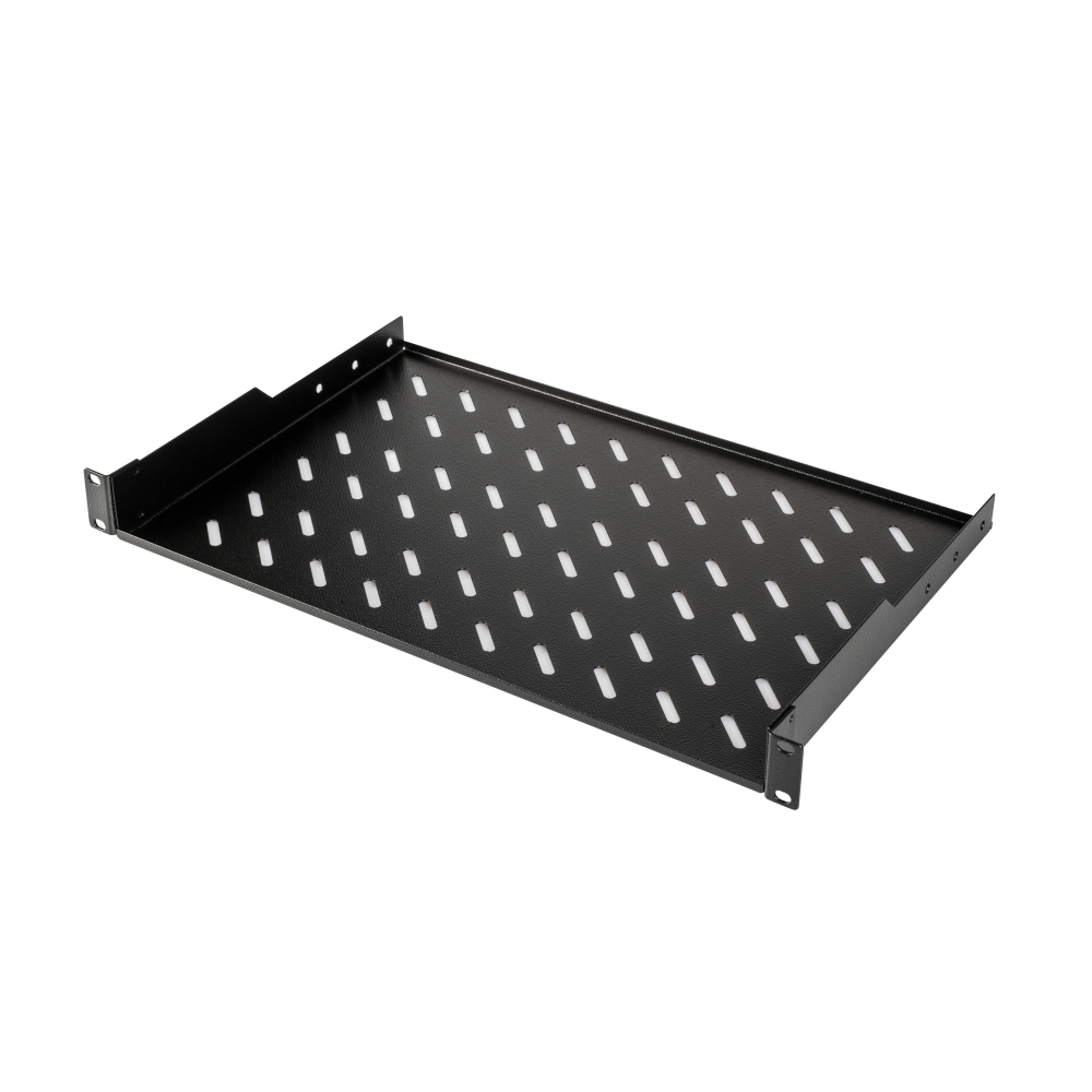 Tavă fixă, 1U, 30 Kg, D300, negru RAL 9005