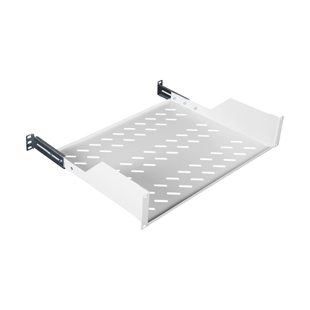 Tavă fixă, 2U, sarcină 50 Kg, D=350mm, fixare &icirc;n 4 puncte