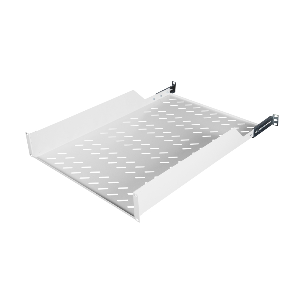 Tavă fixă, 2U, sarcină 50 Kg, D=650mm, fixare &icirc;n 4 puncte