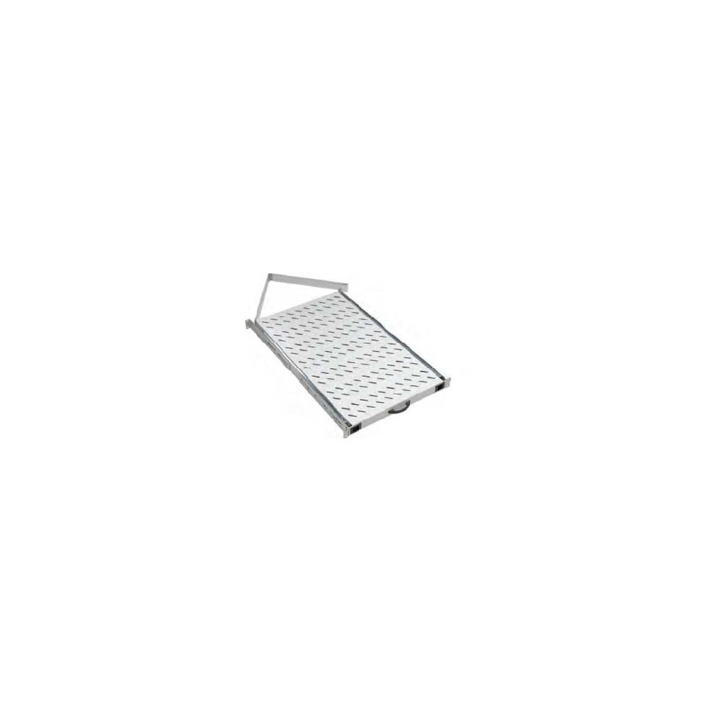 Tavă glisantă 19&rdquo;, 1U, 50kg sarcină, D=720, fixare 4 puncte
