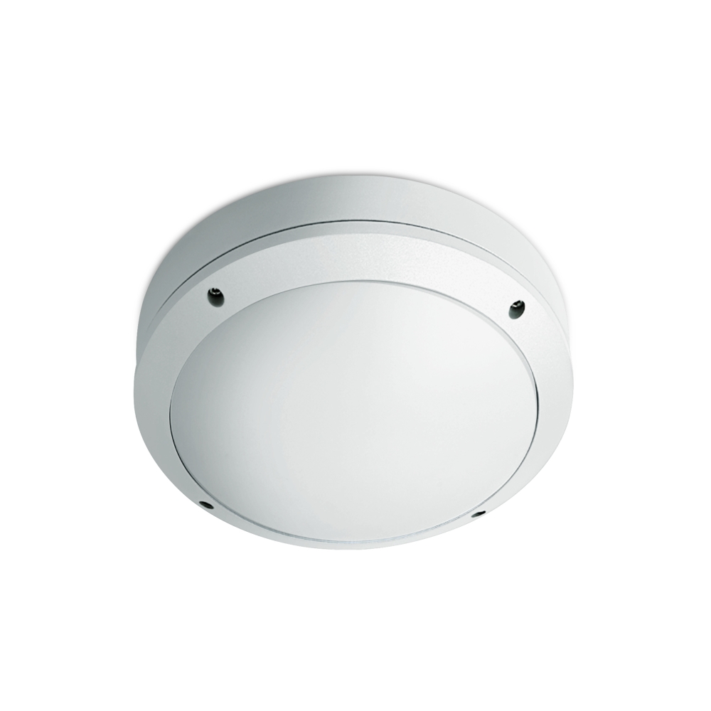 Teito 1 ceiling lamp round, E27, 20W, 100-240V, IP54,alb