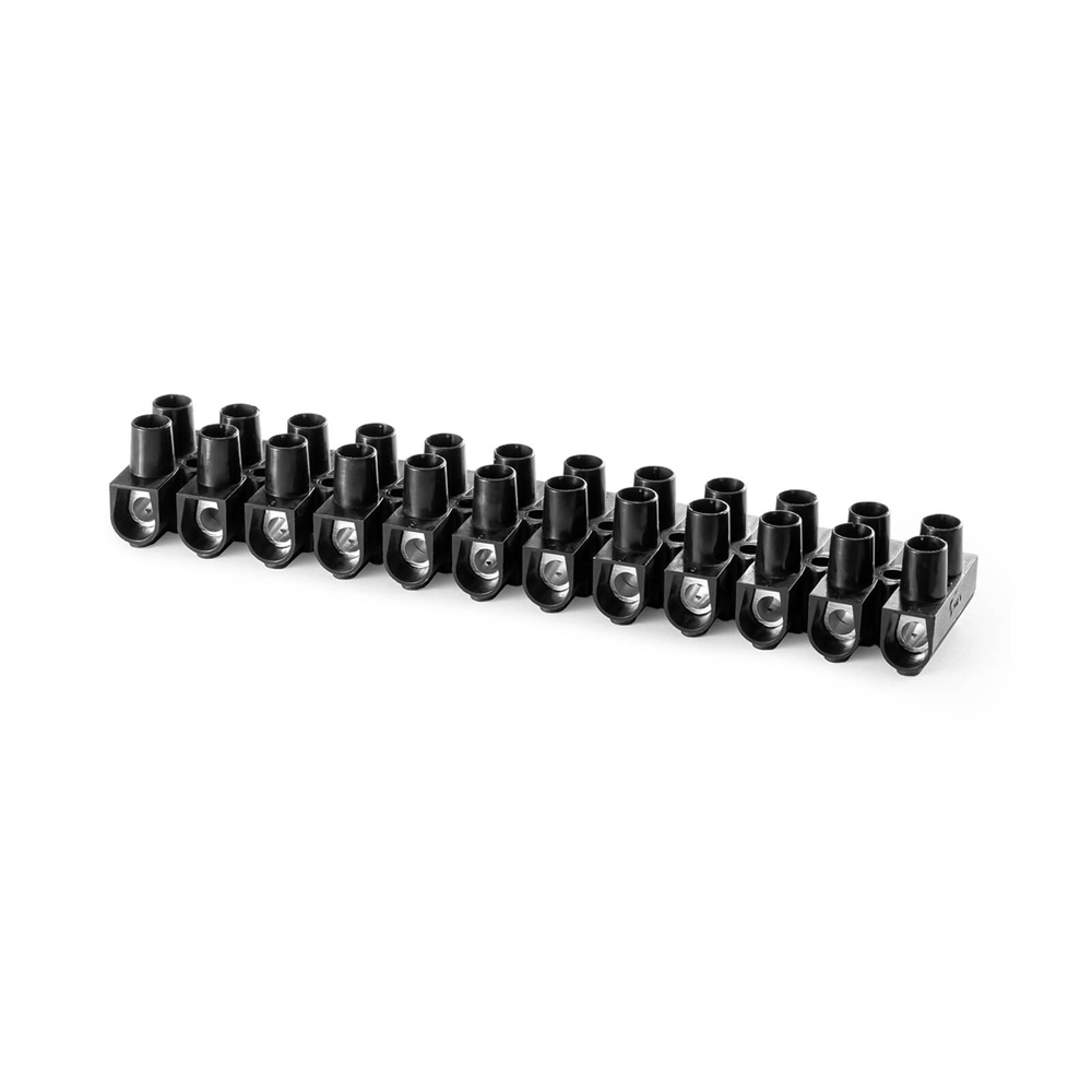 TERMINAL BLOCK 10MM2 HF 125&deg;C PA6, BLACK