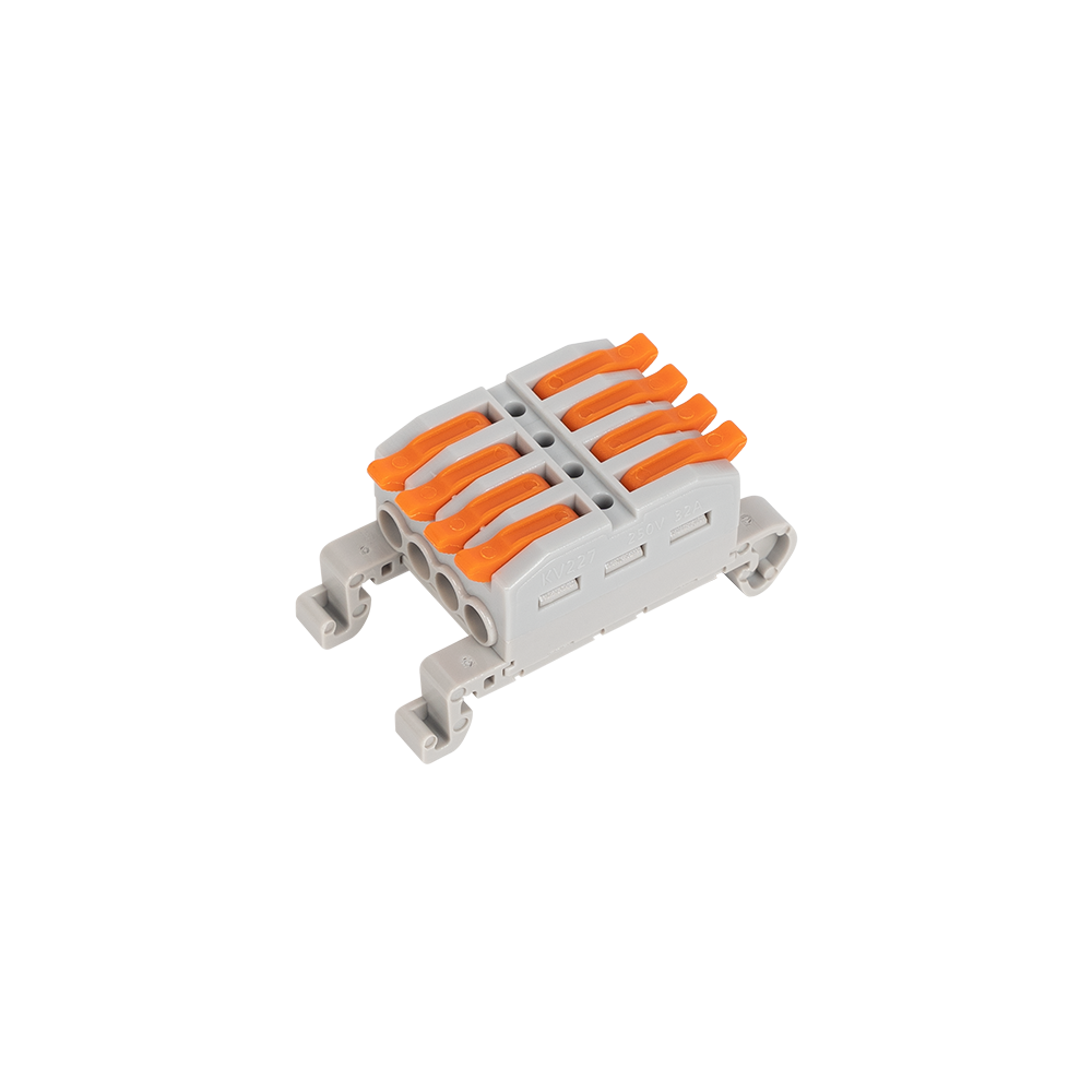 TERMINAL BLOCK FOR DIN RAIL 4 INPUT/4 OUTPUT 4.00M