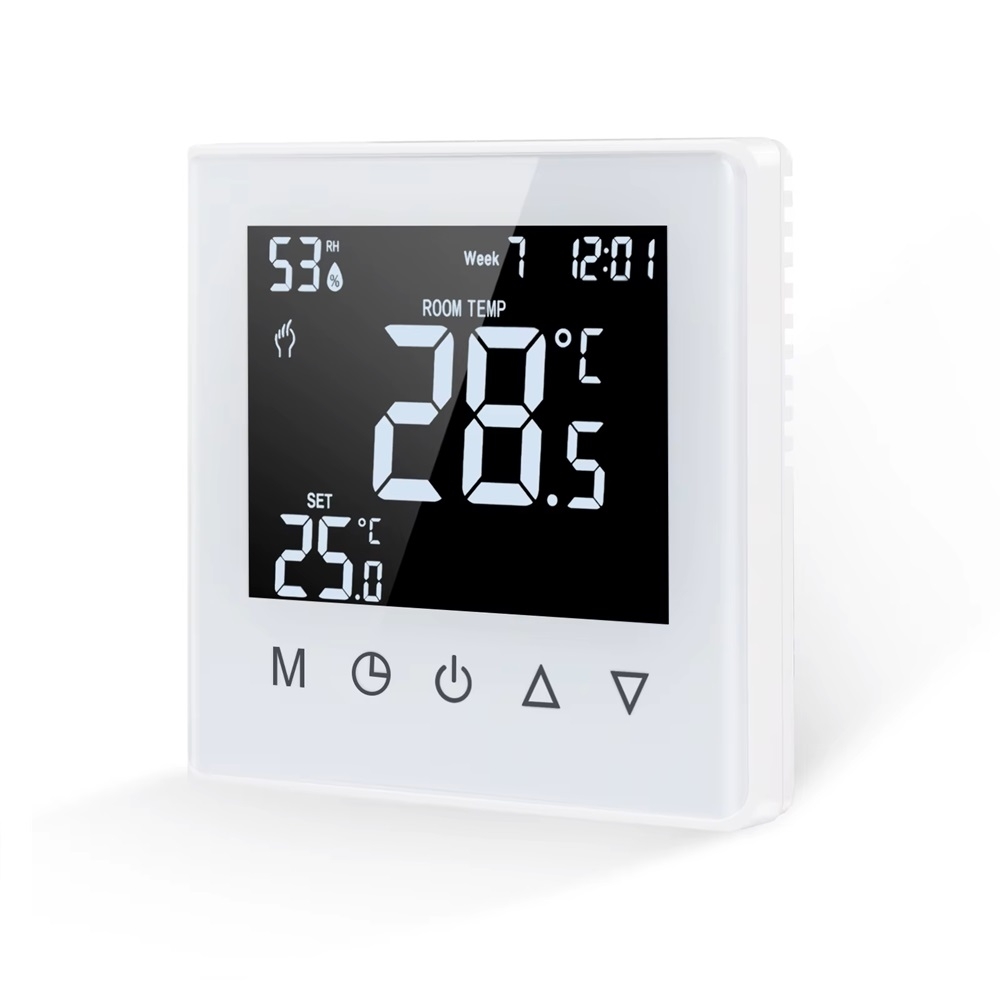 Termostat inteligent pentru incalzirea in pardoseala Luxion LXD-WF-86WK - alb