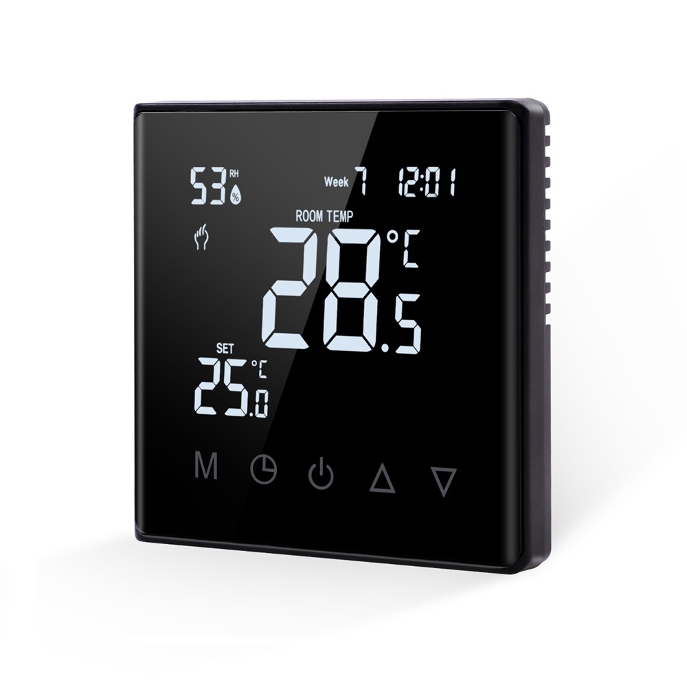 Termostat inteligent pentru incalzirea in pardoseala Luxion LXD-WF-86WK - negru