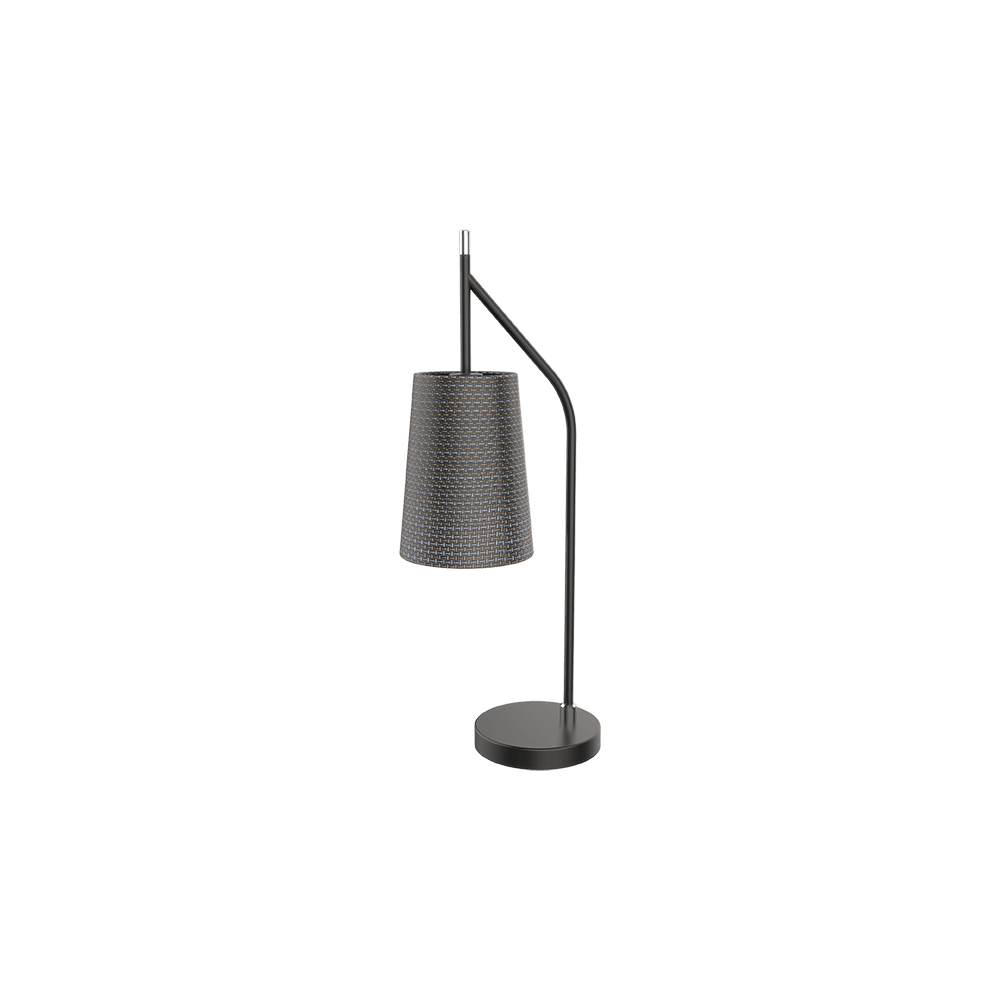 THERA LAMPA BIROU 1XE14 NEGRU/CROM