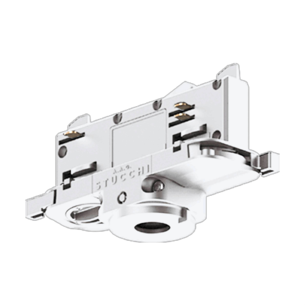 TRACK ON 3-PHASE ADAPTER INCL. STRAIN RELIEF DALI alb