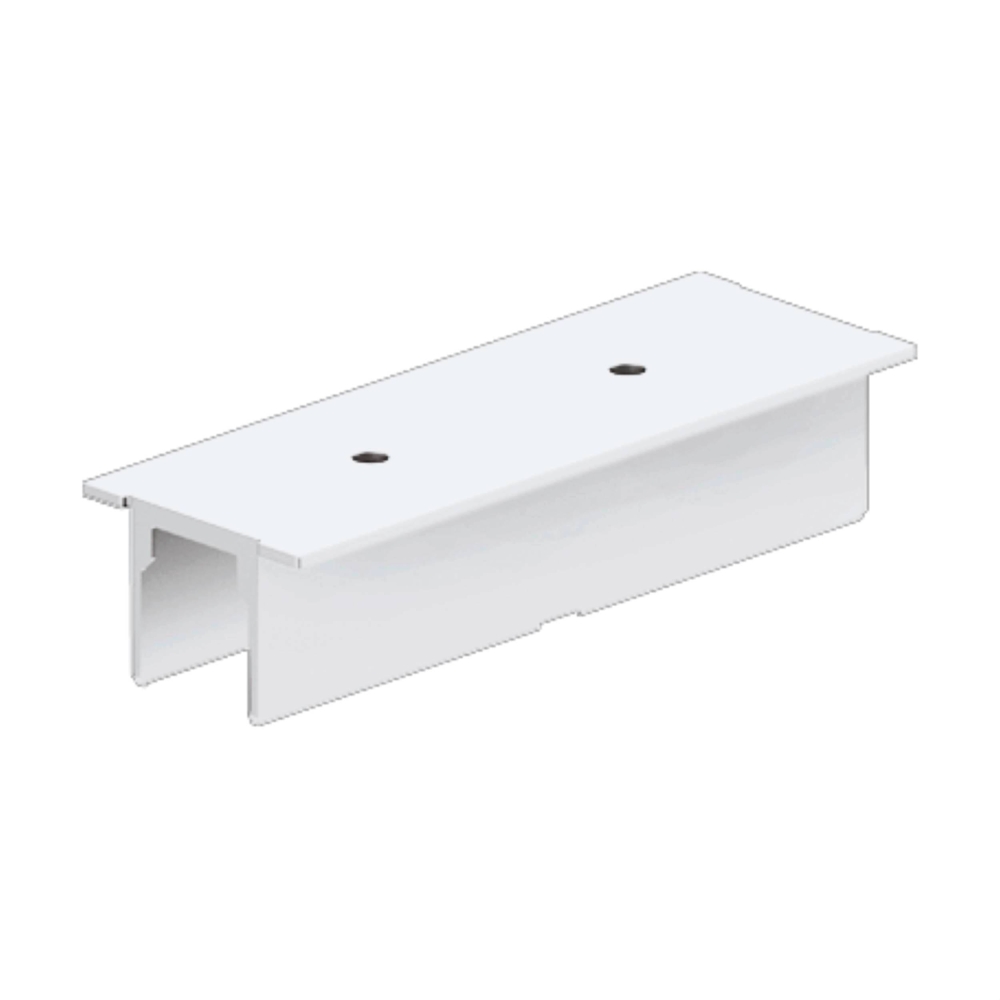 TRACK ON RECESSED COVER 3-PHASE POWER FEED DALI alb