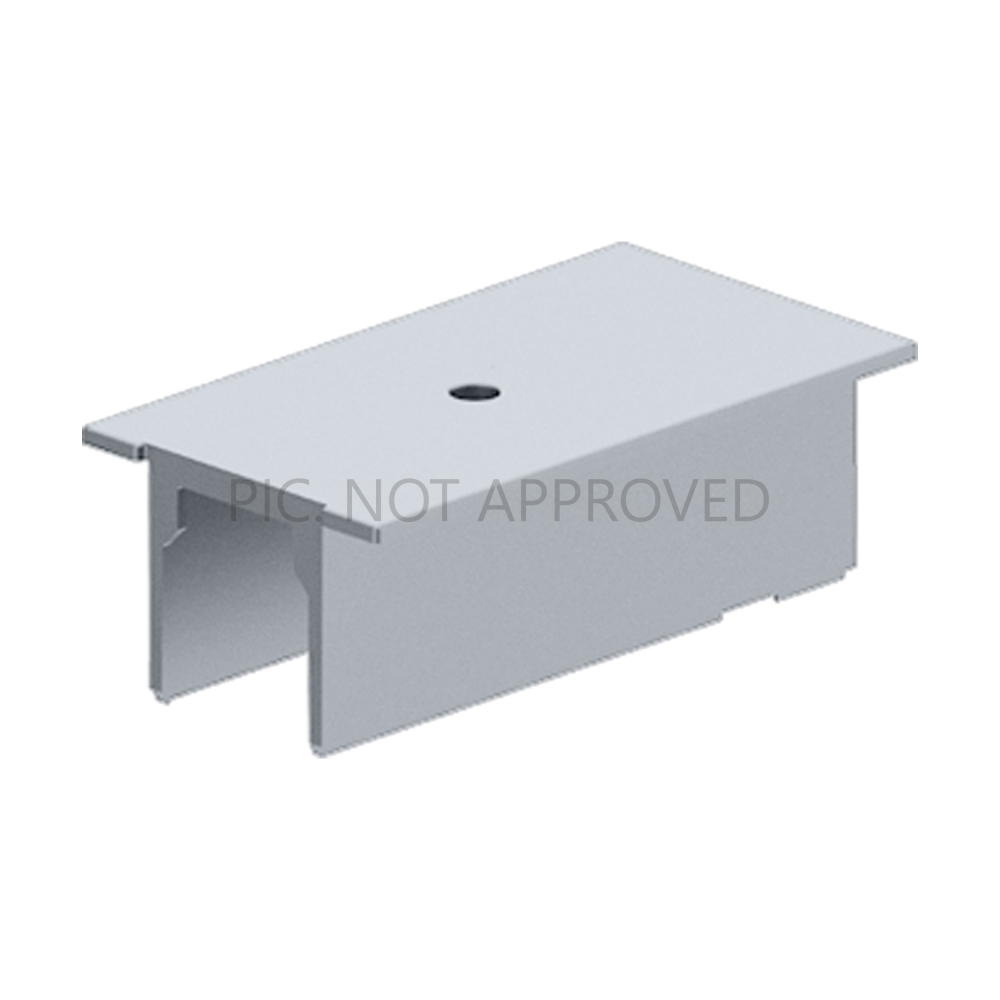 TRACK ON RECESSED COVER 3-PHASE POWER FEED DALI argintiu